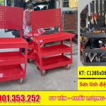 Tìm hiểu mẫu xe đẩy đồ nghề đa năng kèm bảng treo