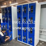 Giá pháp Tủ  để đồ cá nhân, để dày nón bảo hộ trong các phân sưởng
