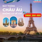 Cùng Vietnam Airlines bay thẳng Châu Âu không lo về giá