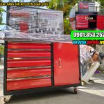 Mẫu tủ sắt đựng đồ nghề 6 ngăn sơn tĩnh điện