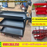 Xe đẩy dụng cụ có giá treo đồ nghề