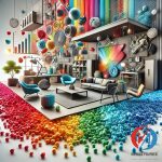 Công Nghệ Pha Trộn Màu Sắc Trong Sản Xuất Hạt Nhựa Màu