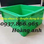Khay nhựa( KT: 370**305*160), khay nhựa tại hà nội, khay cơ khí, hộp nhựa