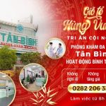 Phòng khám Đa khoa Tân Bình làm việc dịp Lễ Giỗ Tổ Hùng Vương