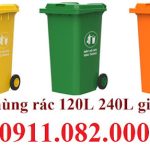 Sỉ lẻ thùng rác 120 lít 240 lít 660 lít giá rẻ- miễn phí vận chuyển các tỉnh miền tây- lh 091108200