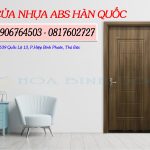 CỬA NHỰA ABS HÀN QUỐC TẠI QUẬN 5 – MẪU CỬA HIỆN ĐẠI
