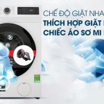 Máy giặt cửa trước Toshiba 8.5 kg TW-BH95S2V (WK) giặt quần áo không nhăn