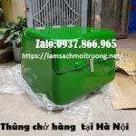 Thùng giao hàng ăn nhanh, thùng ship hàng, thung cho hang, thùng nhựa sau xe máy, giá thùng chở hàng