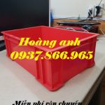 Thùng b4 giá sỉ, thùng nhựa đặc, khay b4, thùng b4 kèm nắp, thùng nhựa chứa đồ cơ khí, sả xuất khay