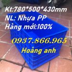 Thùng nhựa 5 bánh xe(KT:78*50*43cm)Thùng nhựa có bánh xe dưới đáy,thùng nhựa HS019