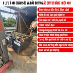9 Lưu ý khi Chăm sóc và Bảo dưỡng ắc quy xe nâng điện 48V