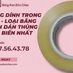 Băng Dính Trong 5cm – Loại Băng Dính Dán Thùng Phổ Biến Nhất