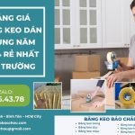 BẢNG GIÁ BĂNG KEO DÁN THÙNG NĂM 2024 RẺ NHẤT THỊ TRƯỜNG