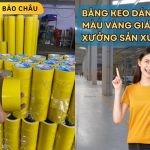 Băng Keo Dán Nền Màu Vàng Giá Rẻ Tại Xưởng Sản Xuất