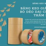 Băng Keo Giấy Da Bò Dẻo Dai Chống Thấm Nước