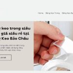Băng Keo Trong Siêu Dính Giá Siêu Rẻ Tại Băng Keo Bảo Châu