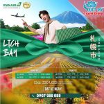 Vi vu Sapporo cùng Eva Air – Giá vé chỉ từ 330 USD