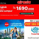 Bay thẳng từ Nha Trang – Bangkok/Kuala Lumpur giá chỉ từ 1.690K