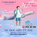 China Airlines – Ưu đãi đặc biệt cho du học sinh Việt