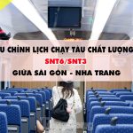 Lịch chạy tàu chất lượng cao SG Nha Trang được điều chỉnh