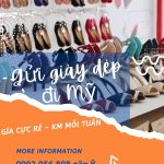 Dịch vụ gửi giày dép đi Mỹ giá rẻ tại Long Hưng Phát Express