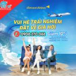 Hãng Vietravel Airlines giảm 10% cho vé khứ hồi
