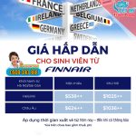 Finnair – Vé ưu đãi đặc biệt cho du học sinh