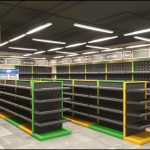 Lưu ý khi bố trí giá kệ để hàng trong siêu thị