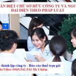 Phân biệt chủ sở hữu công ty và người đại diện theo pháp luật