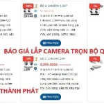 Lắp Camera Chống Trộm Gia Đình