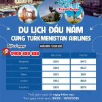 Khai Xuân Rộn Ràng – Bay Thả Ga Cùng Turkmenistan Airlines