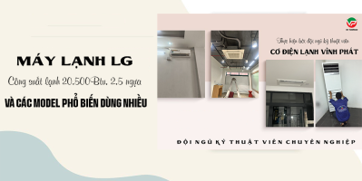 TOP 4 sản phẩm máy lạnh thương hiệu LG công suất 24.000BTU đang được ưa chuộng