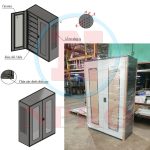 Tủ đựng dụng cụ 2 cánh 1200 x 500 x 1800 mm