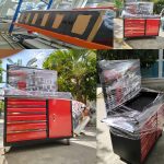 Xe đẩy 3 ngăn bảng treo