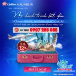 Ưu đãi hấp dẫn lên đến 12% khi bay cùng China Airlines đang chờ bạn khám phá