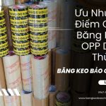 Ưu Nhược Điểm Của Băng Keo OPP Dán Thùng