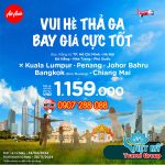 Cùng Air Asia vui hè thả ga với giá chỉ từ 1.159K/lượt