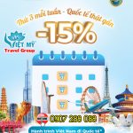 Ưu Đãi Thứ Ba Hấp Dẫn Giảm 15% Giá Vé Quốc Tế Từ Vietnam Airlines