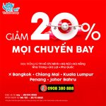 Vi vu hè 2025 với Ưu đãi giảm 20% áp dụng toàn mạng bay Air Asia