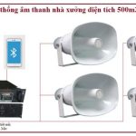 Các thiết bị cơ bản cần có khi lắp đặt âm thanh nhà xưởng
