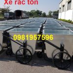 Xe gom rác 500l, xe gom rác chuyên dụng, xe gom rác đẩy tay