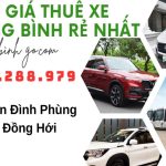BẢNG GIÁ THUÊ XE QUẢNG BÌNH RẺ NHẤT ĐỒNG HỚI