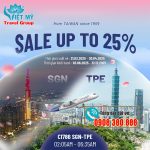 China Airlines ưu đãi cực sốc – Giảm giá đến 25% đến Đài Bắc