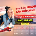 Vietjet Air mở đường bay thẳng từ Hà Nội đến Hiroshima