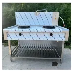 Bếp á công nghiệp 2 họng công suất cao, chất lượng tốt