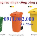 Giảm giá thùng rác cuối năm, thùng rác nhựa 120 240 660 giá rẻ cạnh tranh- lh 0911082000