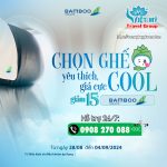 Chọn ngay ghế yêu thích – Giá vé cực Cool cùng Bamboo Airways