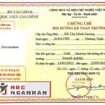 Khóa học Chứng chỉ Kế toán trưởng uy tín