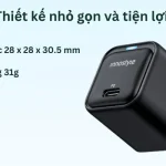Cốc sạc nhanh siêu nhỏ 20W INNOSTYLE Ultra Minicube II IMC20G2BLK – Đánh giá sản phẩm