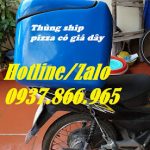 Thùng giao hàng bằng xe máy, thùng giao cơm, thùng giao đồ ăn nhanh, thùng chở hàng bằng nhựa compos